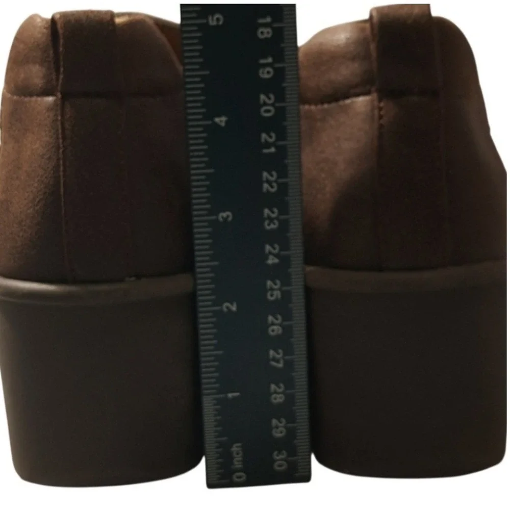 Eurosoft by Sofft Women's Size 8.5M Brown Comfort Wedge‎ Shoes Slip-On